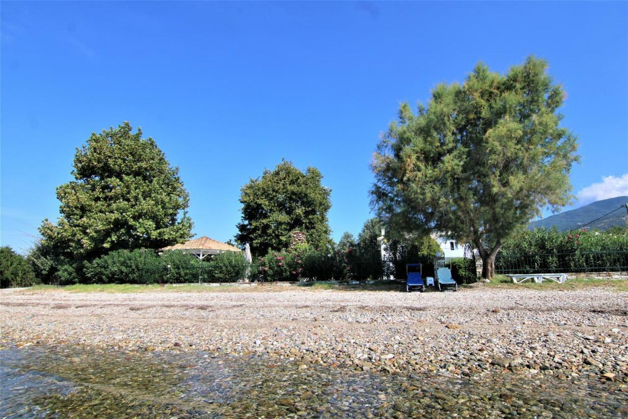 Romantic Seafront Studio - Dream Garden Platanidia Dış mekan fotoğraf